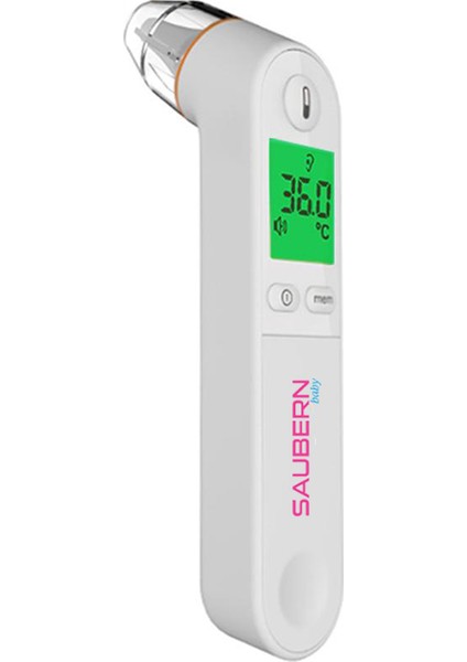 Saubern BNT9601 Kulaktan Ateş Ölçer - Dijital Termometre - Işıklı Ekran