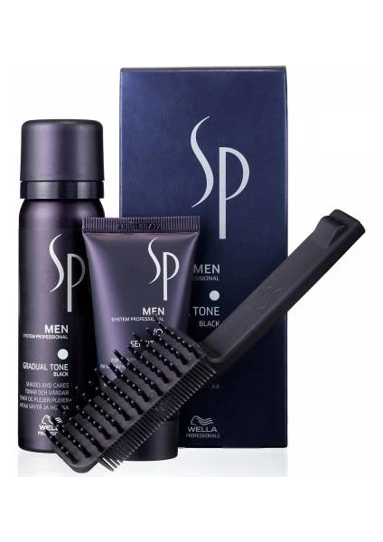 Sp Men Pigment Mousse Black 60ml Gradual Tone Pigment Mousse Siyah