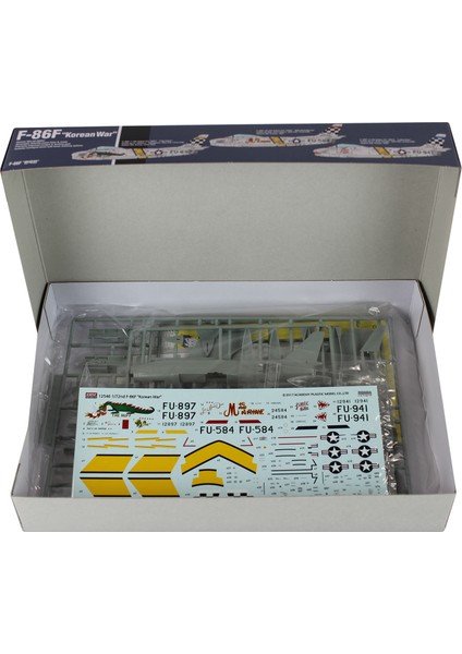 12546 1/72 F-86F Savaş Uçağı Maketi kore Savaşı