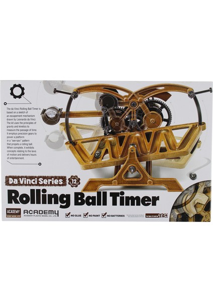 18174 Da Vinci Rolling Ball Timer Maketi
