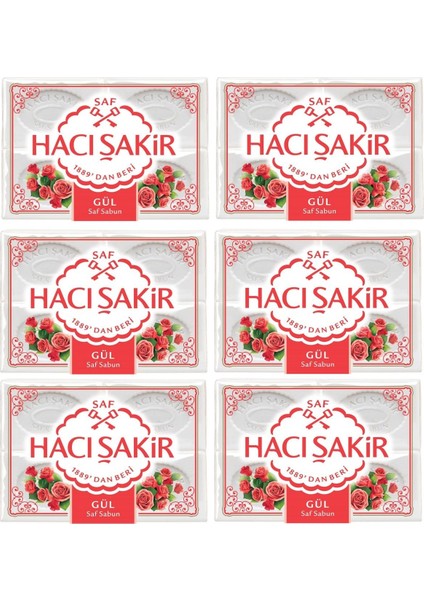 Sabun Gül 600 gr x 6'Lı Set