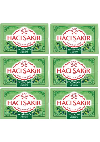 Sabun Zeytin Yağlı 600 gr x 6'Lı Set