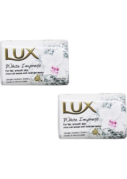 Lux Sabun White Impress 85 gr x 2'Li Set