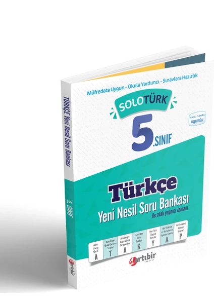 Artıbir Yayınları Solo Türkçe 5. Sınıf Yeni Nesil Soru Bankası