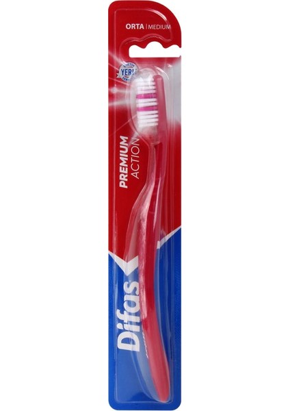 Premium Acton Diş Fırçası Orta Sert