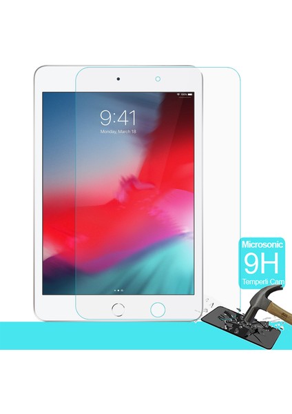 Apple iPad Mini 5 7.9'' 2019 (A2133-A2124-A2125-A2126) Temperli Cam Ekran Koruyucu