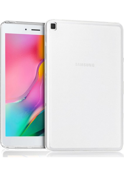 Samsung Galaxy Tab A 8" 2019 T290 Kılıf Transparent Soft Beyaz