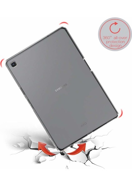 Samsung Galaxy Tab A 8" 2019 T290 Kılıf Transparent Soft Beyaz