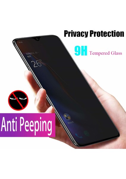 Xiaomi Mi 9 SE Privacy 5D Gizlilik Filtreli Cam Ekran Koruyucu Siyah