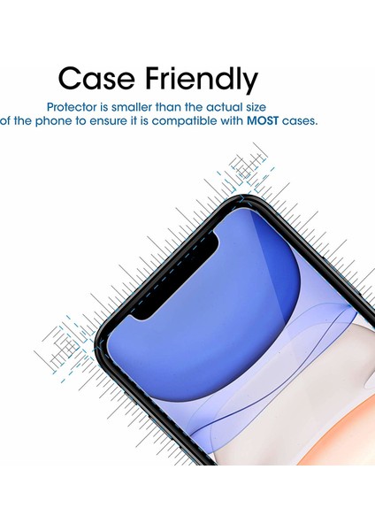 Apple iPhone 11 (6.1'') Temperli Cam Ekran Koruyucu