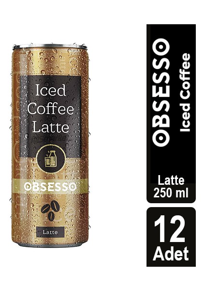 Latte Soğuk Kahve 250 ml x 12 Adet