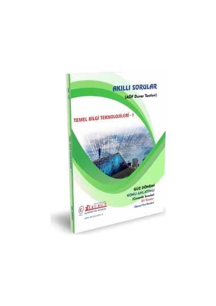 İlkumut Yayınları - Temel Bilgi Teknolojileri - I