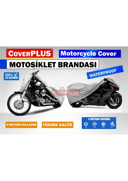 Vespa Sprint 150 Motosiklet Brandası Gri