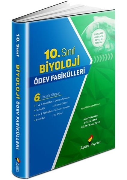 Aydın Yayınları 10. Sınıf Biyoloji Ödev Fasikülleri