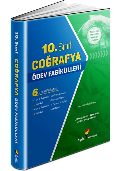 Aydın Yayınları 10. Sınıf Coğrafya Ödev Fasikülleri