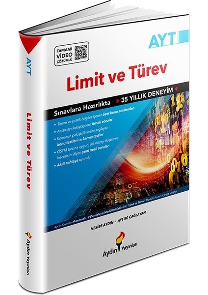 Aydın Yayınları AYT Video Çözümlü Limit ve Süreklilik Fasikülü