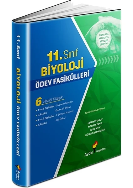 Aydın Yayınları 11. Sınıf Biyoloji Ödev Fasikülleri