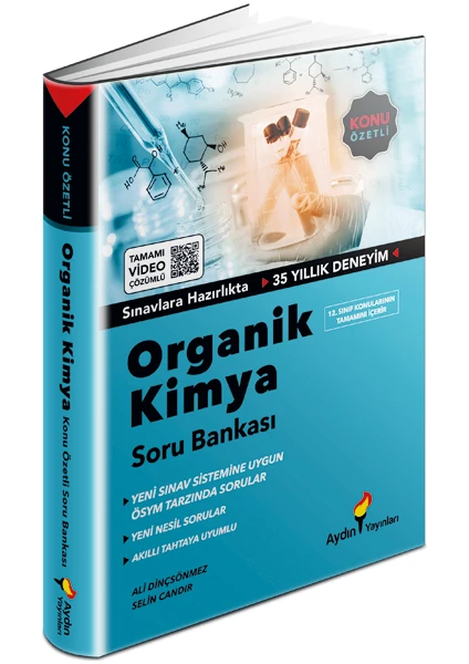 Aydın Yayınları Organik Kimya Konu Özetli Soru Bankası Tamamı Çözümlü