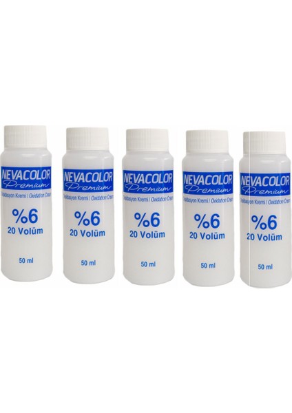 Sıvı Oksidan %6 5 x 50 ml