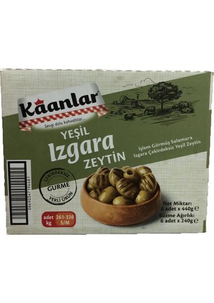 240 gr Izgara Yeşil Zeytin