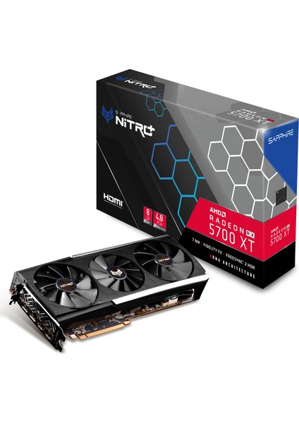 Nitro+ Radeon RX 5700 XT 8GB 256Bit GDDR6 DX(12) PCI-E 4.0 Ekran Kartı (11293-03-40G)