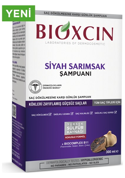Quantum Siyah Sarımsaklı Şampuan 300Ml