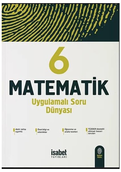 İsabet Yayınları 6. Sınıf Matematik Uygulamalı Soru Dünyası