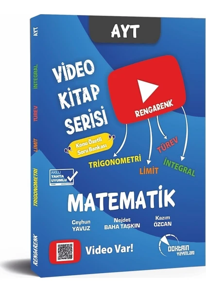 Doktrin Yayınları AYT Türev, İntegral, Limit, Trigonometri Konu Özetli Soru Bankası