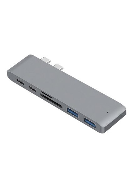 6 In 1 Type-C Hub SD / Micro SD Kart Okuyucu USB 3.0