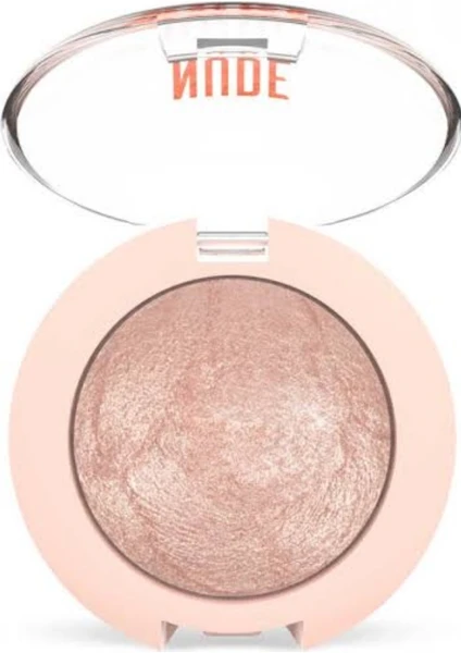 Golden Rose Nude Look Pearl Baked Eyeshadow No: 01 Ivory - Tekli Sedefli Far - 8691190967253