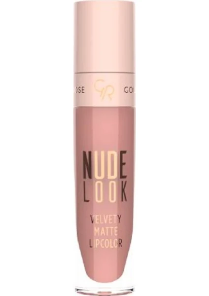 Golden Rose Nude Look Velvety Matte Lipcolor No: 03 Rosy Nude - Likit Mat Ruj - 8691190967468