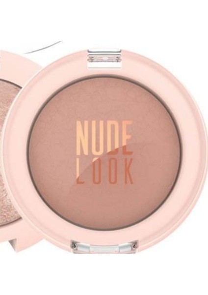 Nude Look Pearl Baked Eyeshadow No: 02 Rosy Bronze - Tekli Sedefli Far - 8691190967260