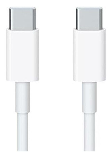 Apple Macbook Android İphone 15/15Pro/15ProMax Uyumlu 2 Metre USB-C Type-C Şarj Kablosu 2 mt