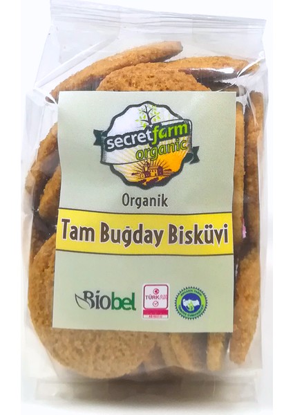 Organik Tam Buğday Bisküvi 80gr