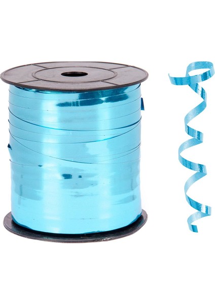 Metalik Bebek Mavi Rafya 8 mm x 200 m