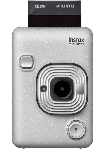 Instax Mini Liplay Hybrid Stone White Fotoğraf Makinesi