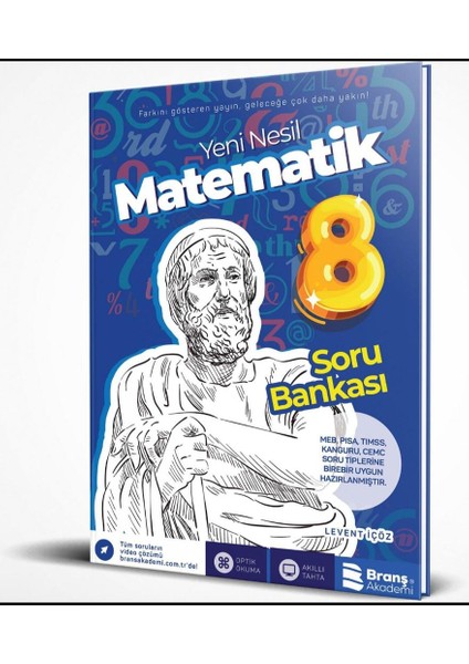 Branş Akademi 8. Sınıf Yeni Nesil Matematik - LGS - Levent İçöz