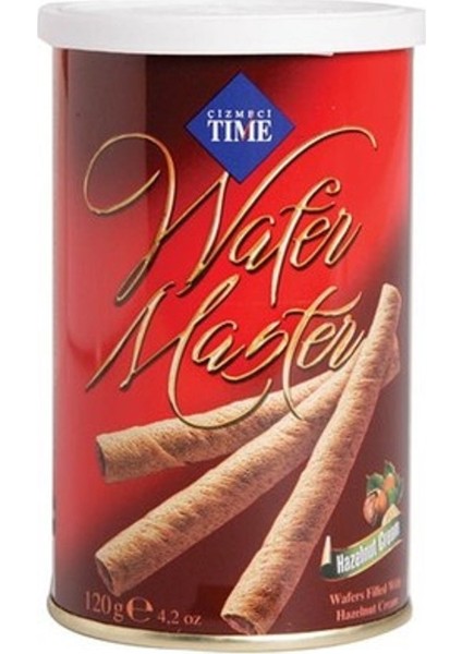 Time Wafer Master Fındıklı 120 gr 6'lı Set