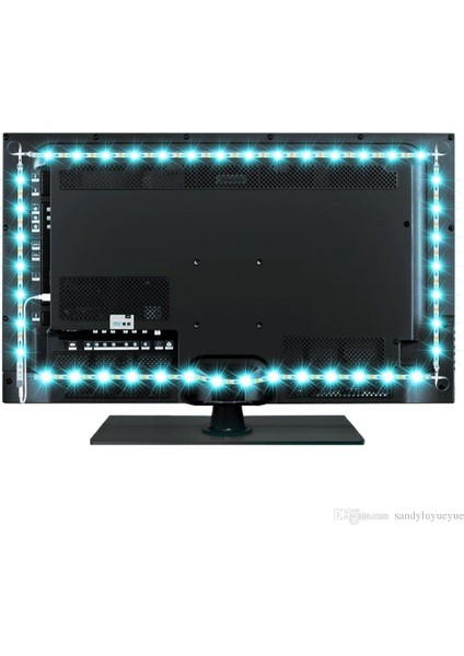 Triline Tv Arkası Uzaktan Kumandalı Rgb LED Şerit Aydınlatma Seti 1 M