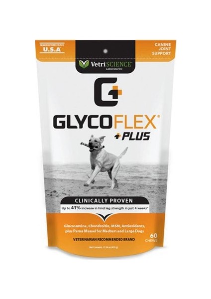 Glyco Flex Plus Eklem Destekleyici Çiğneme Tableti 60 Tablet