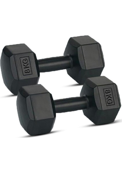 spor 8 kg Dambıl Çift Vinly Kaplama