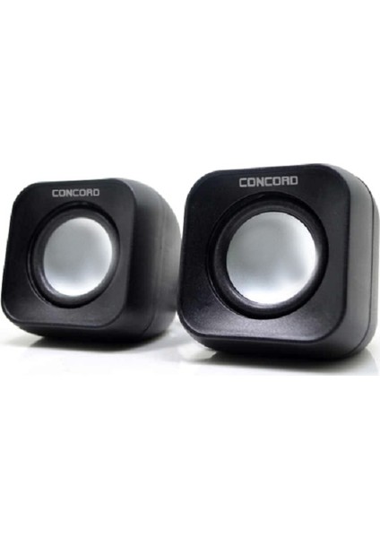 C-799 1+1 Mini USB PC Speaker - Siyah