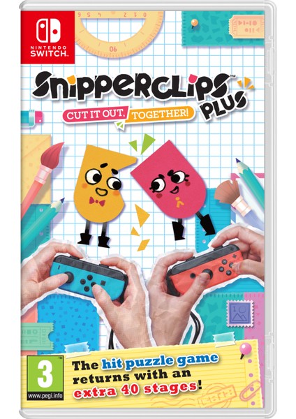 Snipperclips: Cut It Out Together Switch Oyun (Resmi Distribütör Ürünü)