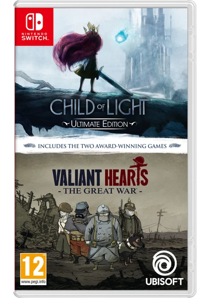 Child Of Light+Valiant Hearts Switch Oyun (Resmi Distribütör Ürünü)