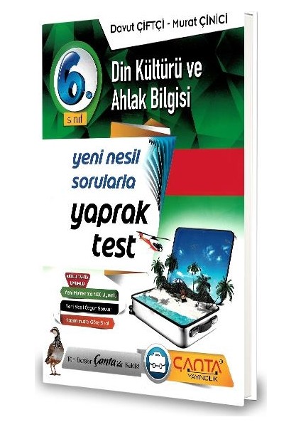 Çanta Yayınları 6.Sınıf Din Kültürü Yaprak Test-2020 Davut Çiftçi - Murat Çinici