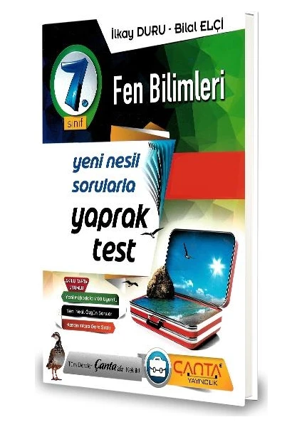 Çanta Yayınları 7.Sınıf Fen Bilimleri Yaprak Test-2020 İlkay Duru - Bilal Elçi