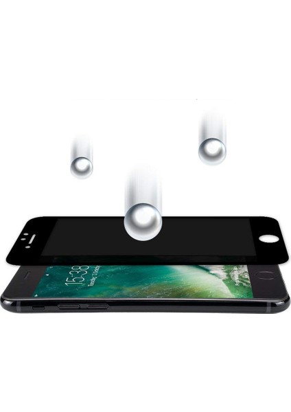 iPhone 6 - 6S Privacy Gizlilik Filtreli Tam Kaplayan Tempered Cam - Siyah fırsatları