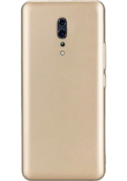 Oppo Reno Z Premium Matte Silikon Kılıf - Gold
