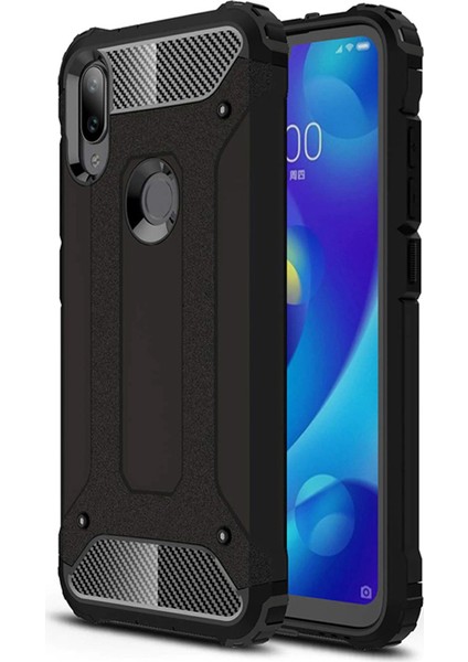 Xiaomi Redmi Note 7 Pro King Serisi Armor Perfect Koruma Kılıf - Siyah