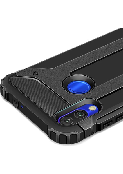 Xiaomi Redmi Note 7 Pro King Serisi Armor Perfect Koruma Kılıf - Siyah